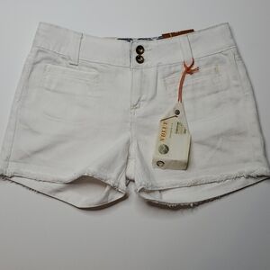 VJ V Blue Jean shorts white NWT 9